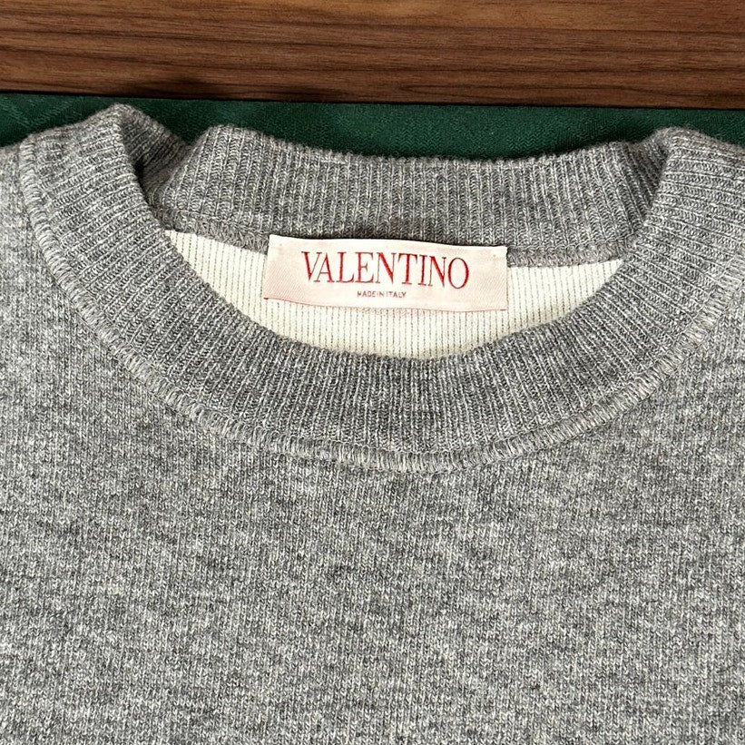 Valentino embroidered wool and stretch viscose sweater - size M - NWT