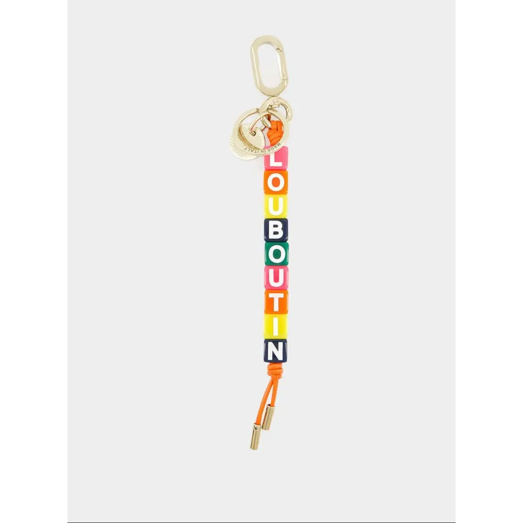 5282 - Christian Louboutin Beaded Keychain - NEW