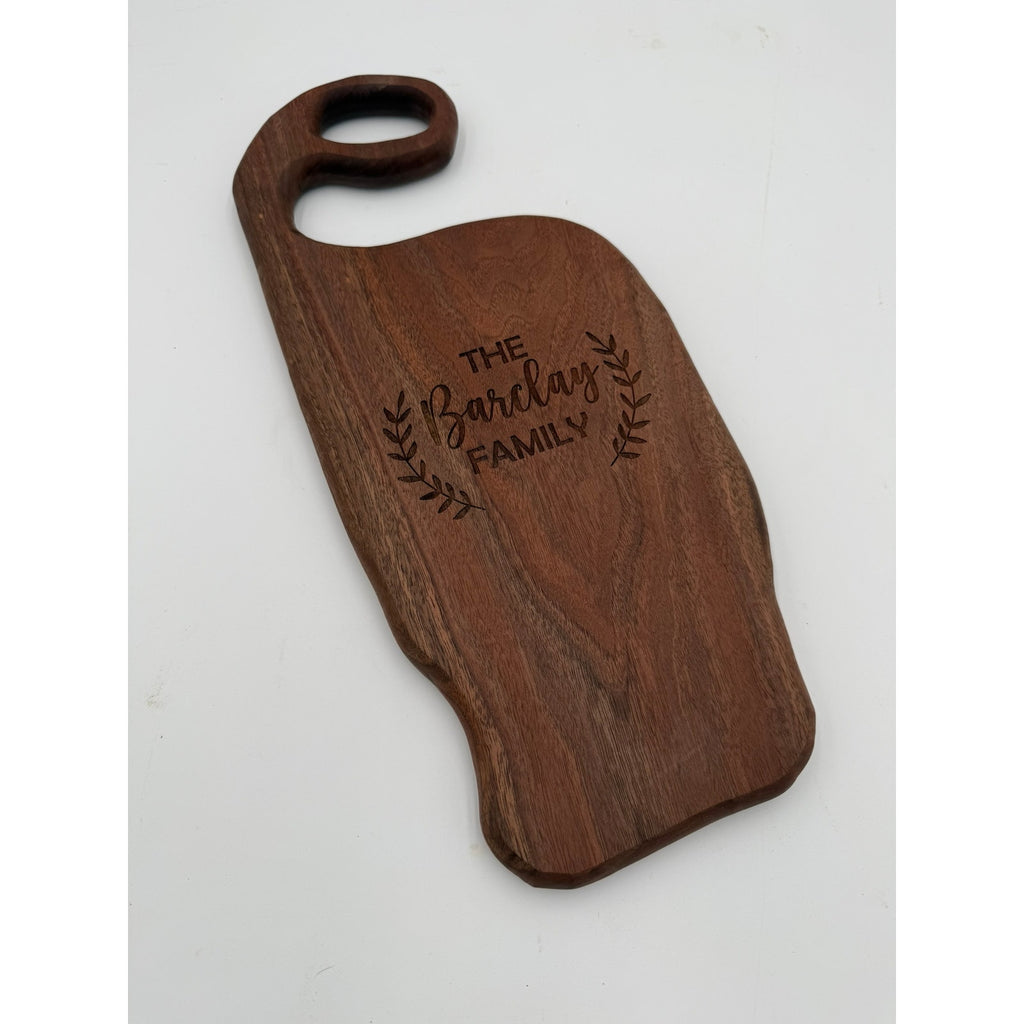 Walnut Charcuterie Board with Personalization (+$20)
