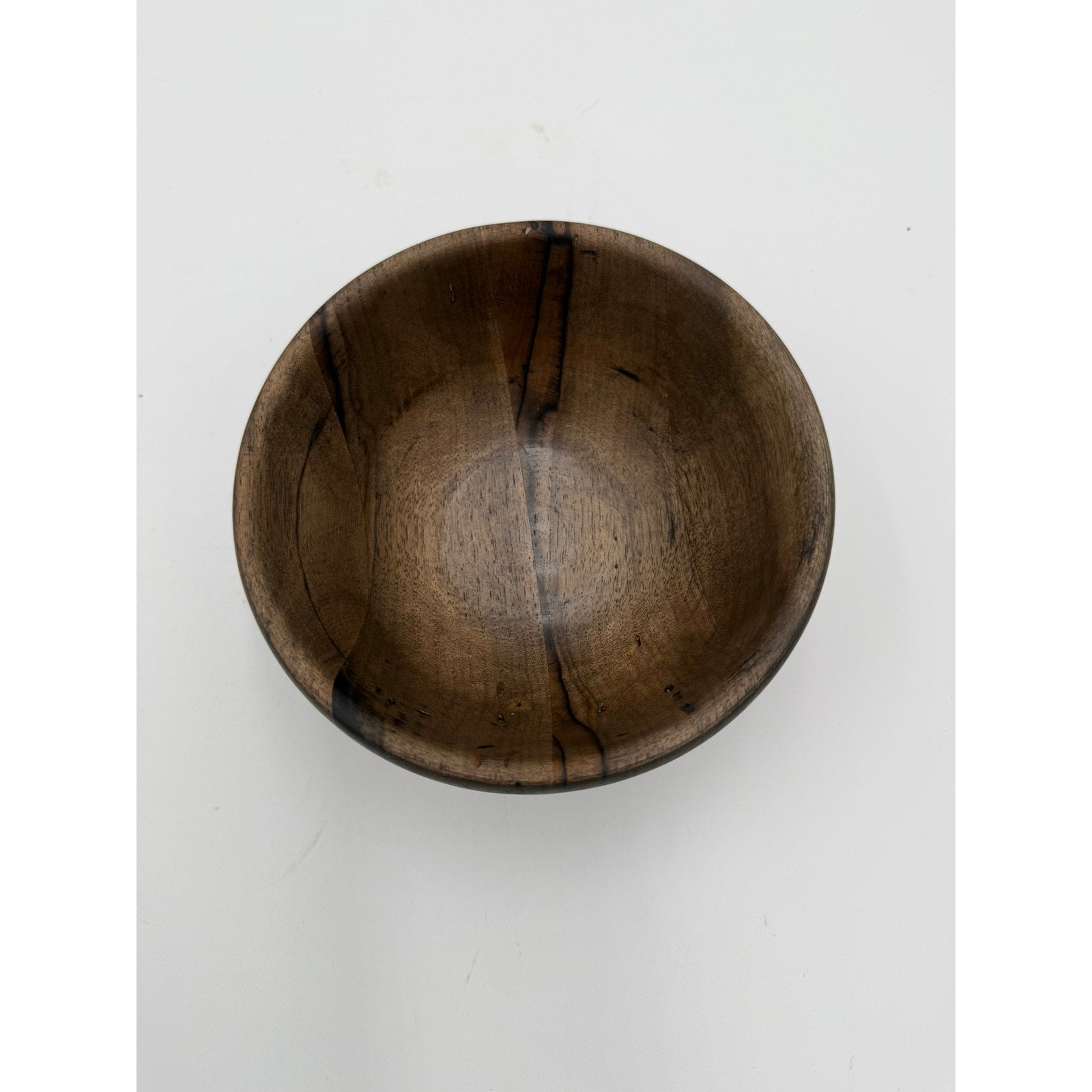 Hand Turned Wood Bowl, Persimmons Hardwood Bowl, Gilded Black Wax Finish, Handmade Quality Bowl, Unique Gift