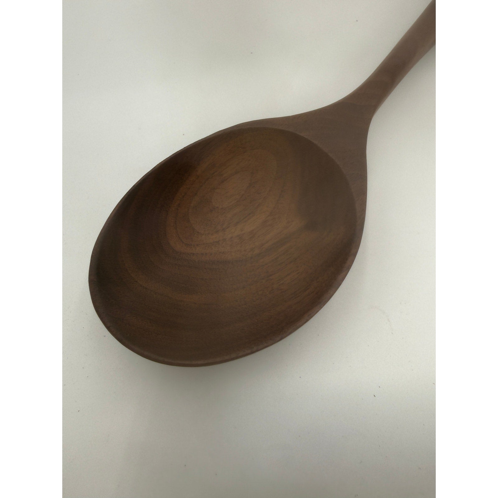 Walnut Wooden Spoon for Everyday Cooking, 12 Inch Long, Food Safe Utensil, SKU 1465