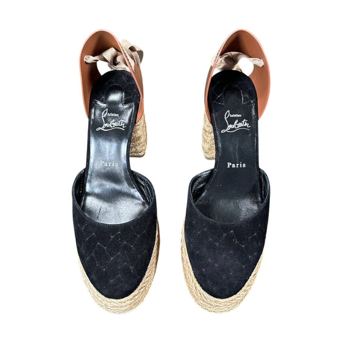 Christian Louboutin Brigissima 70 Platform Espadrilles NWT Size 41