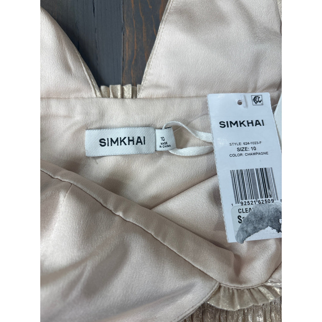 Jonathan Simkhai Vallen Gown - Size 10 - NWT