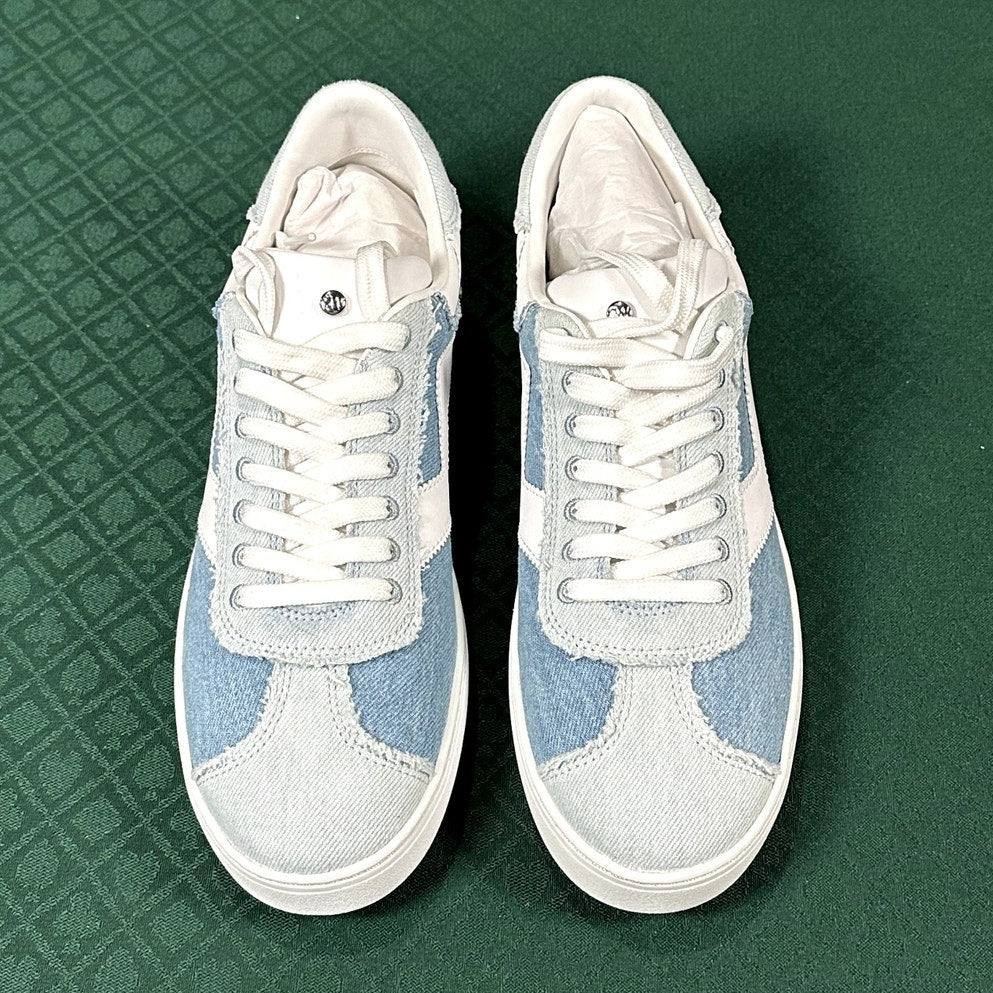 Stuart Weitzman Daryl Sneakers Denim & White NIB Size EU 40 / US 9.5