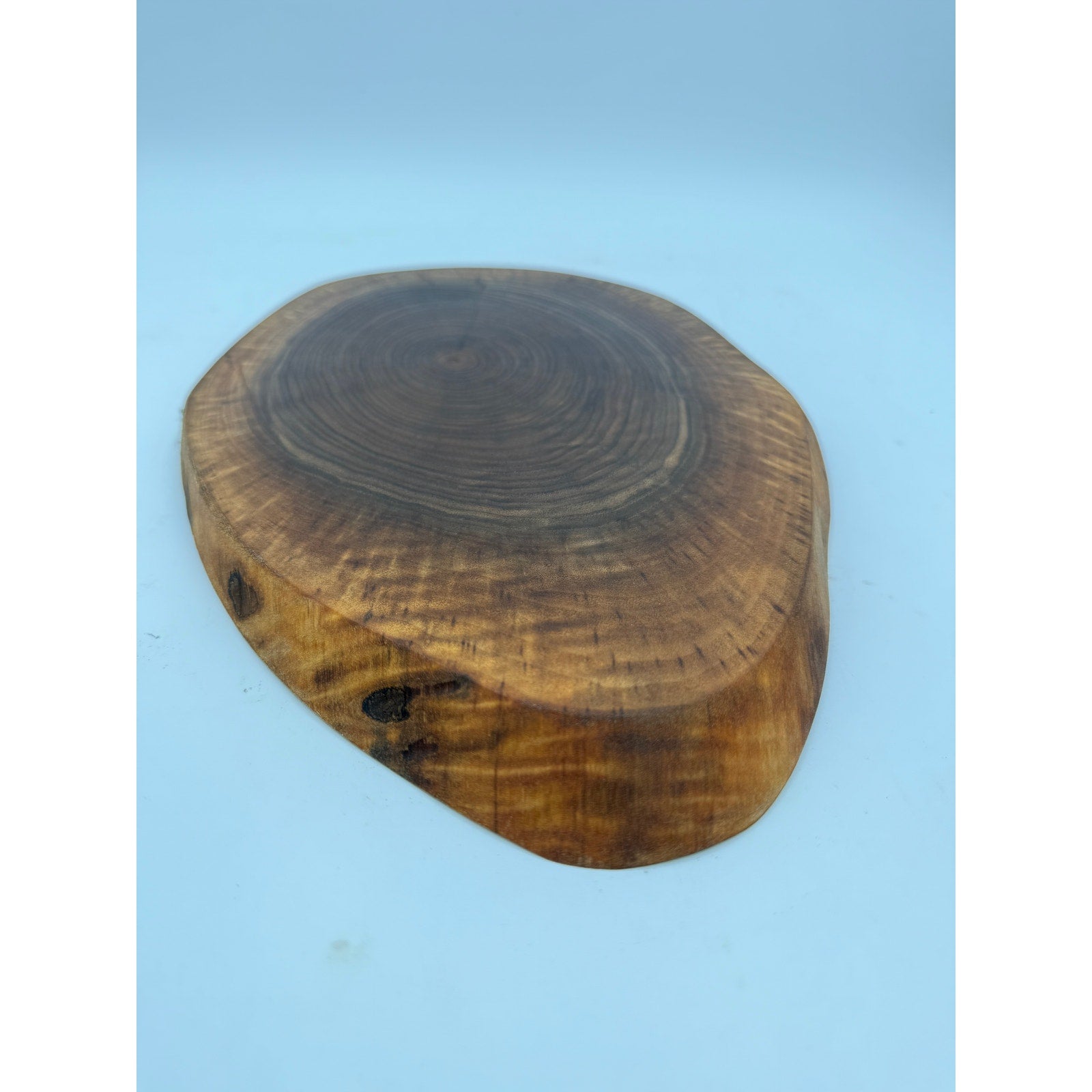 Handcrafted Walnut Live Edge Charcuterie Board, end grain, 14.5 x 9.25 x 1 in, serving platter, cheese board, rustic kitchen decor