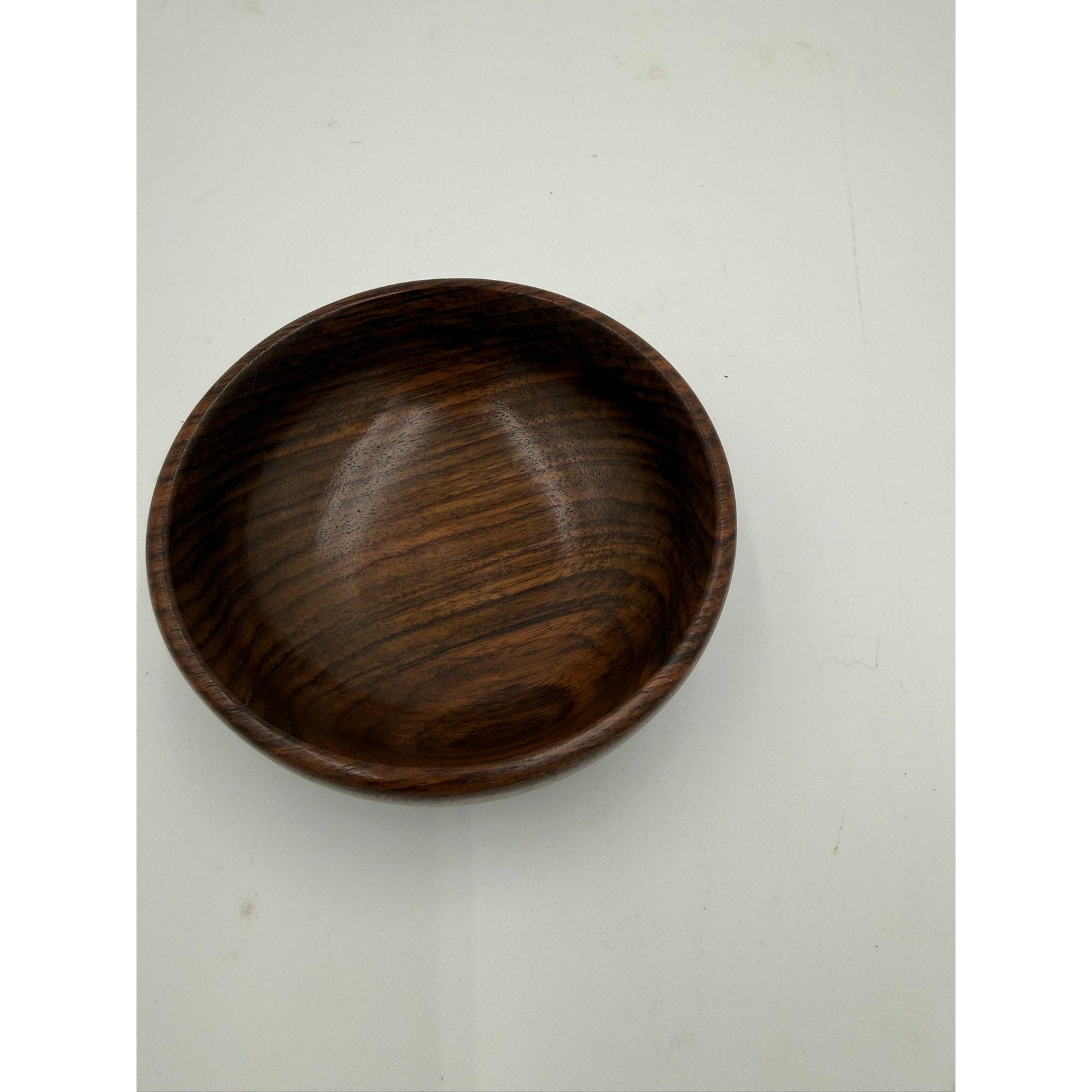 Hand Turned Bocote Wood Bowl 5.5 x 1.75 inches, exotic hardwood, handmade, food safe finish, decorative dish, small salad or snack