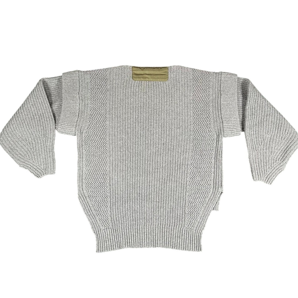 Marfa Stance Wool Cashmere Convertible Sweater Gray L