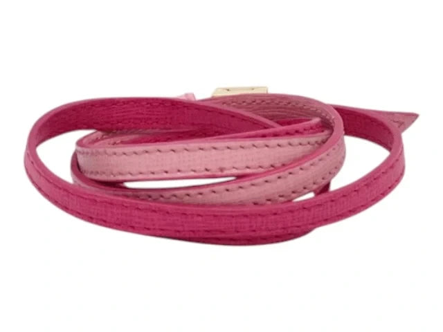 7535 - Fendi Bracelet Leather Bangles Pink - Image 2