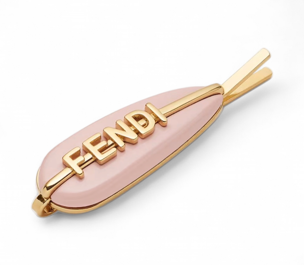 7559 - Fendigraphy Hair Pin in Pink - New - Image 1