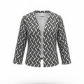 Chanel Black & White Geometric Tweed Evening Jacket