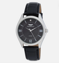 Gianello Genuine Diamond Dial Constantine Black Men's Wristwatch - NIB - Image 1