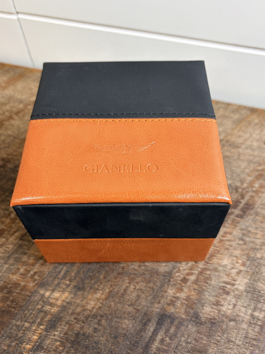 Gianello Genuine Diamond Dial Constantine Black Men's Wristwatch - NIB - Image 7