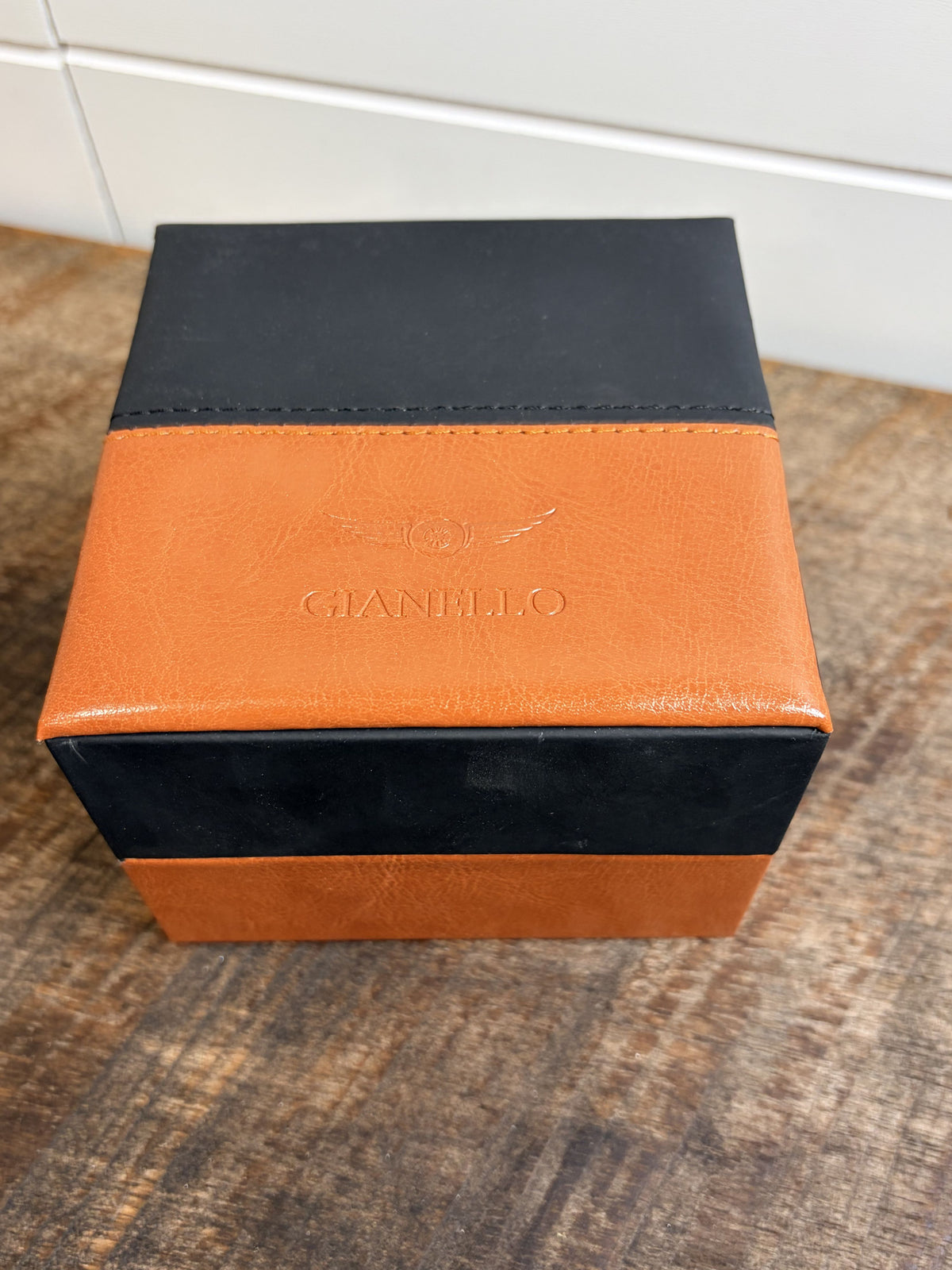 Gianello Genuine Diamond Dial Constantine Black Men's Wristwatch - NIB - Image 7