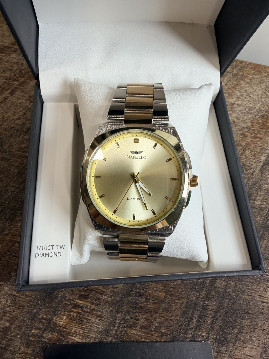 Gianello Liron 40mm Diamond Two Tone Watch - NIB - Image 3