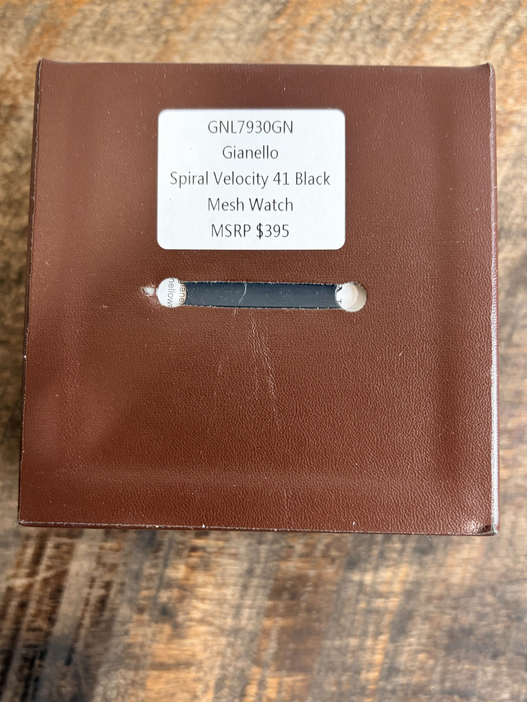 Gianello Spiral Velocity 41 Mesh Strap Watch GNL7939GN - NIB - Image 2