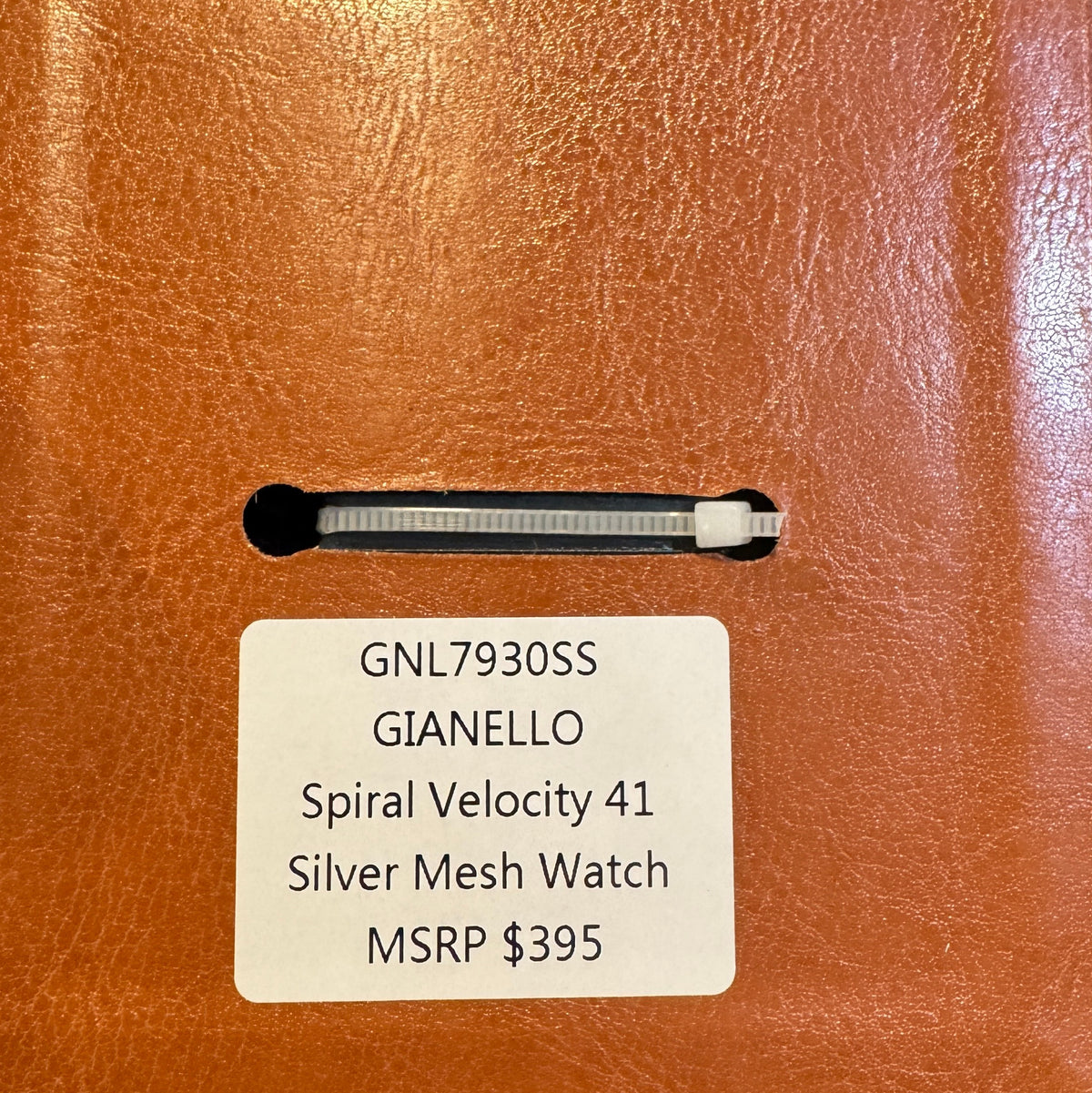 Gianello Spiral Velocity 41 Mesh Watch GNL7930SS - NIB - Image 10