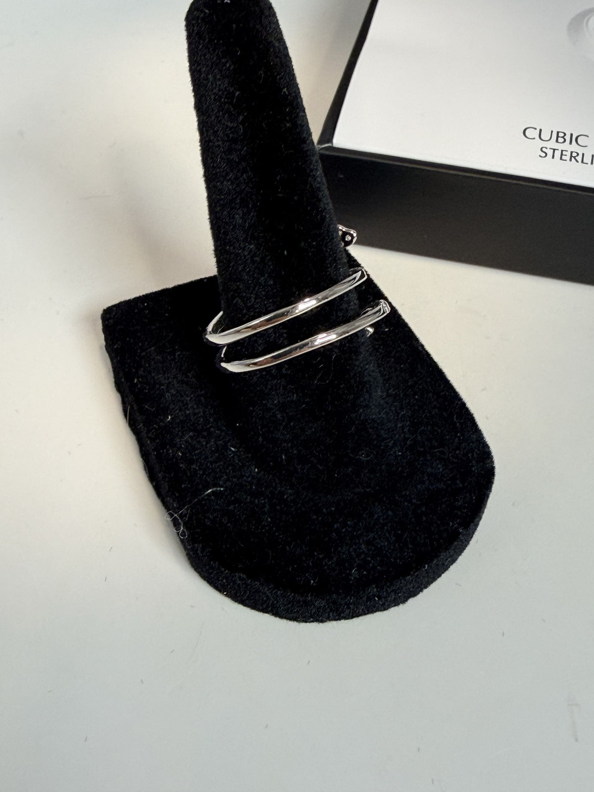 Giani Bernini Cubic Zirconia Butterfly Wrap Ring in Sterling Silver Size 8 - NIB