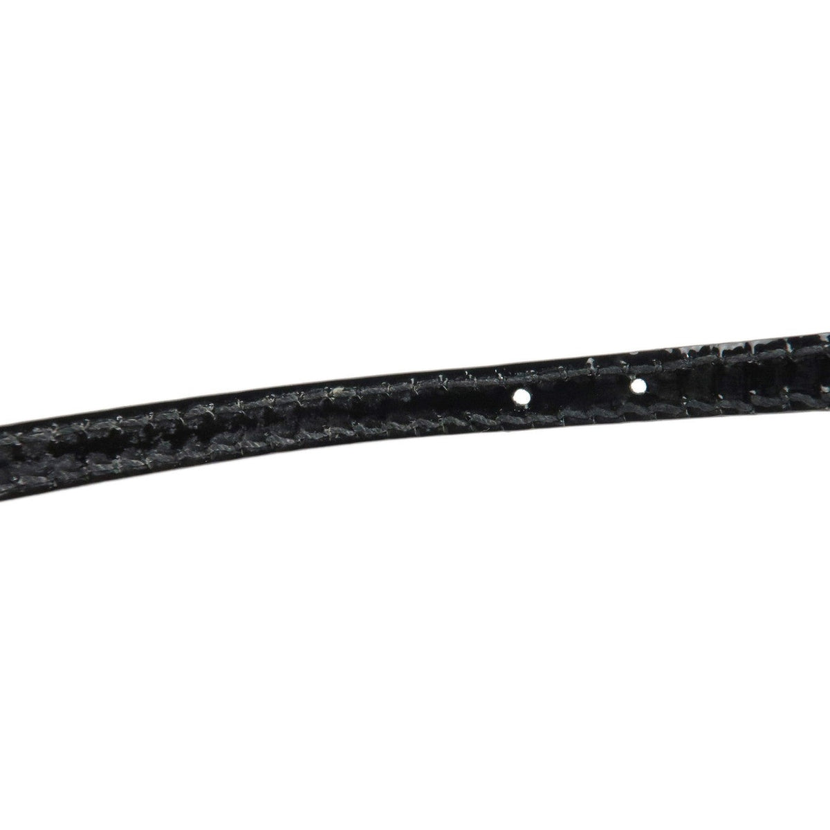 7587 - Gucci Square G Patent Leather Rhinestone Bracelet Black - Size Small - Image 8