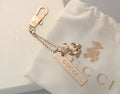 7606 - Gucci Metal Bear Keychain Gold-tone Bear Keychain - Image 1