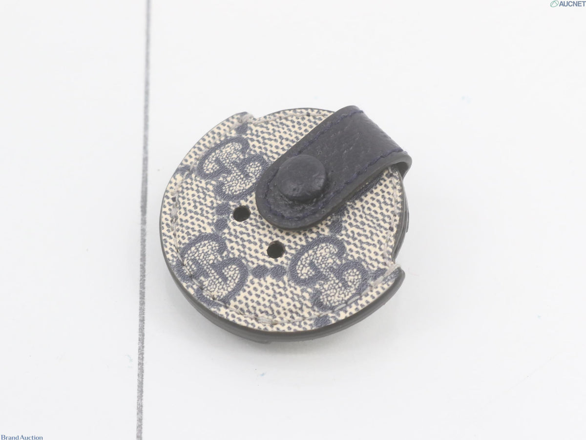 7629 - Gucci GG Supreme AirTag Holder Blue - NIB - Image 1