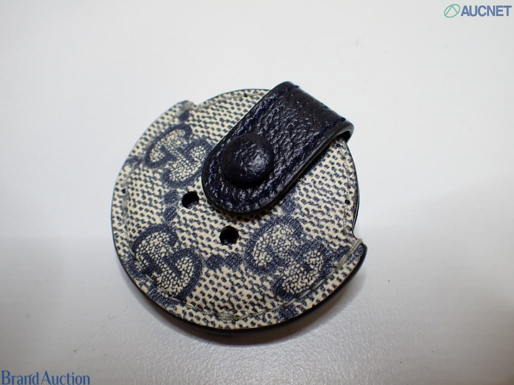 7629 - Gucci GG Supreme AirTag Holder Blue - NIB - Image 5