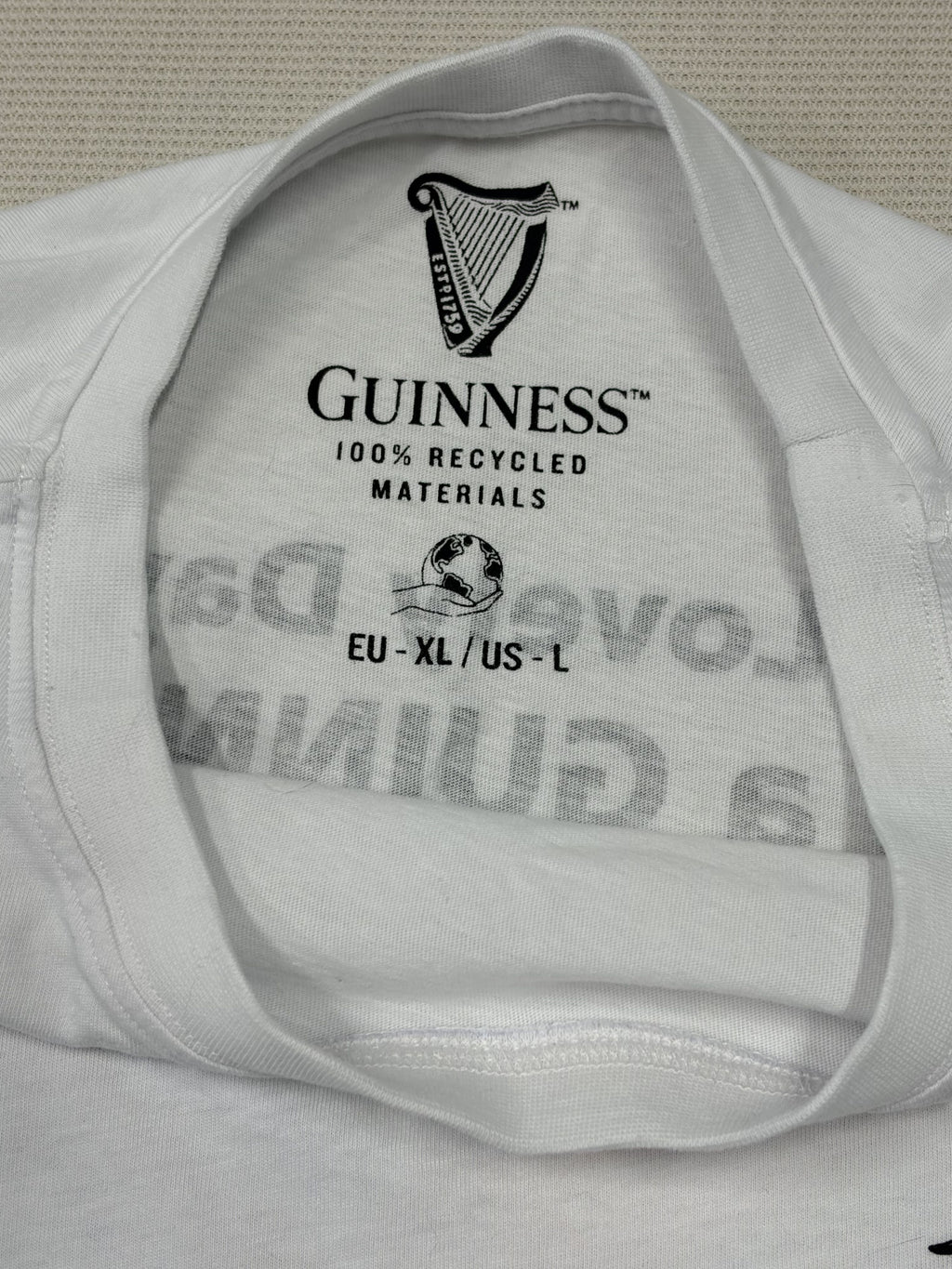Guinness Lovely Day Flying Toucan T-Shirt White Ladies EU-XL US-L Size L - Image 3