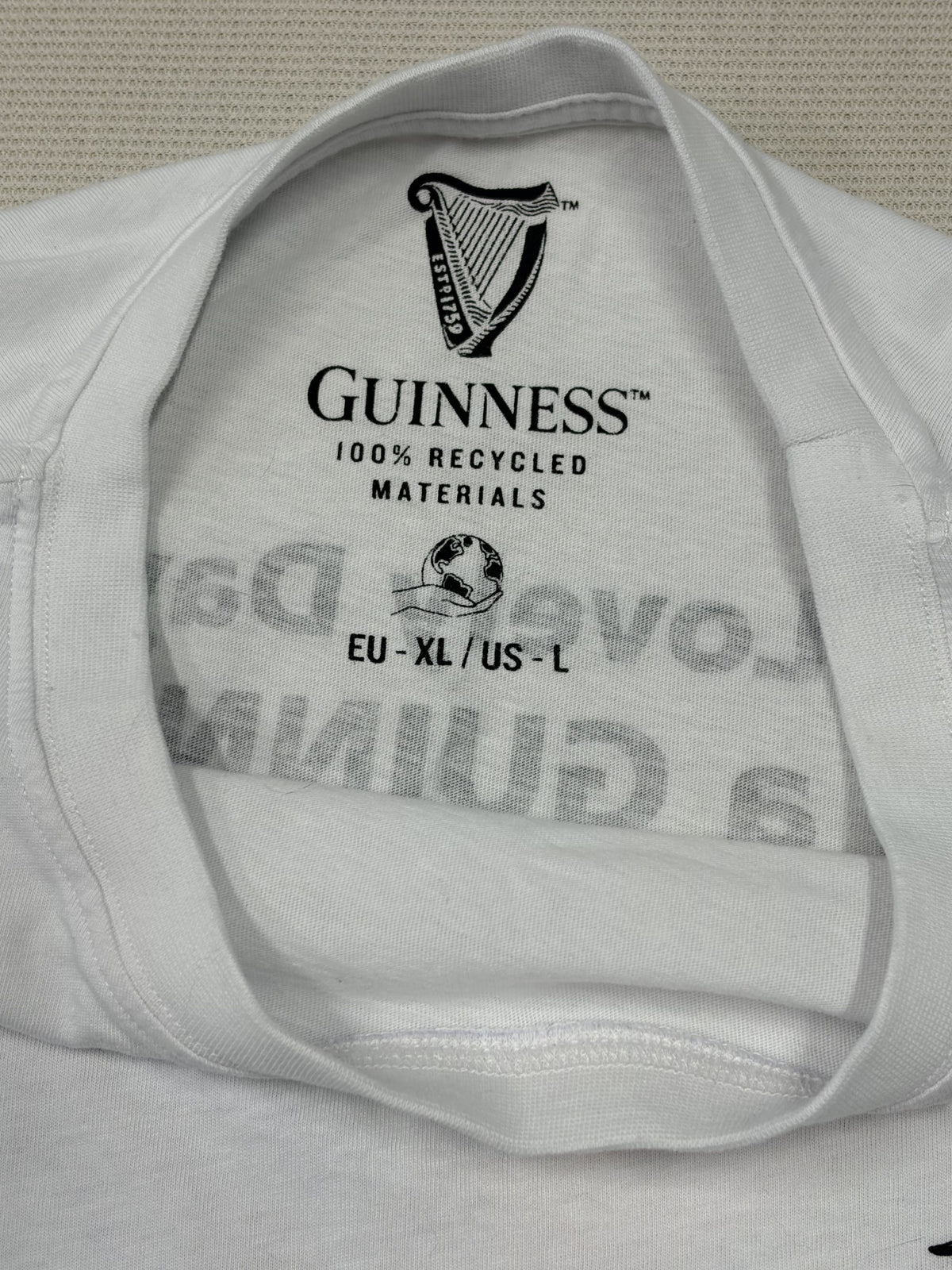 Guinness Lovely Day Flying Toucan T-Shirt White Ladies EU-XL US-L Size L - Image 3