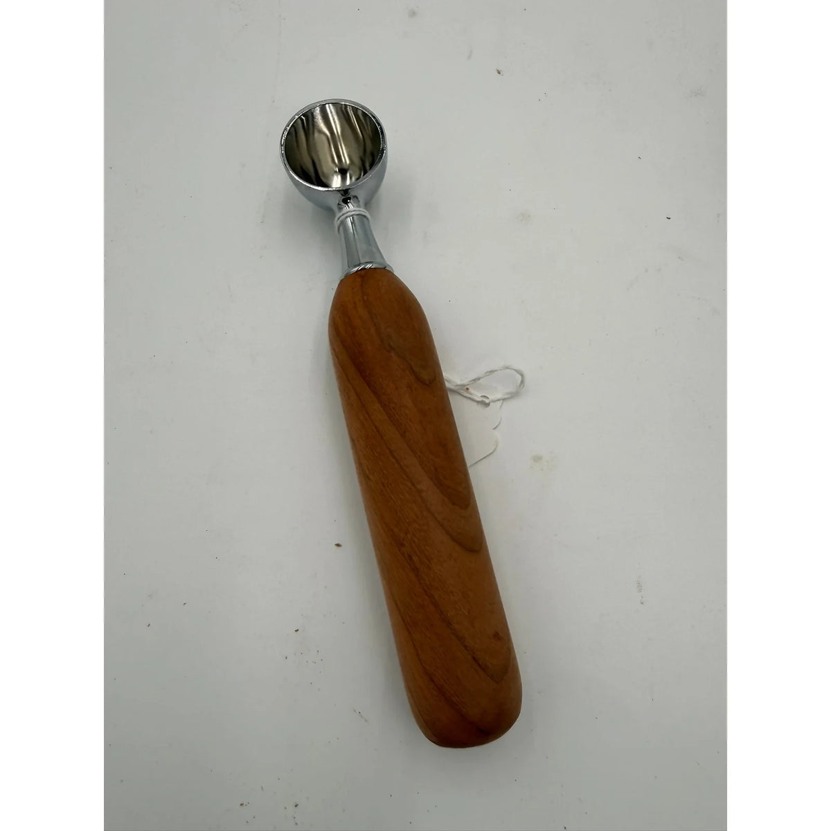 Hand Turned Wood Handle Coffee Scoop, stainless steel head, food safe finish, 1 tablespoon measure, barista gift
