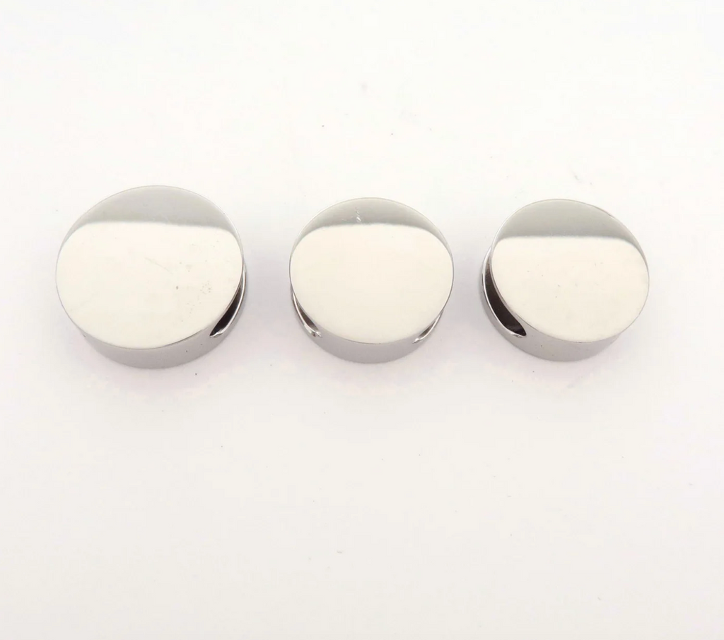 7554 - Hermès Clou de Selle Scarf Ring Set of 3 Silver-tone Metal - Image 3