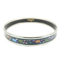 7591 - Hermès Enamel PM Bangle Bracelet Multicolor Geometric - Image 1