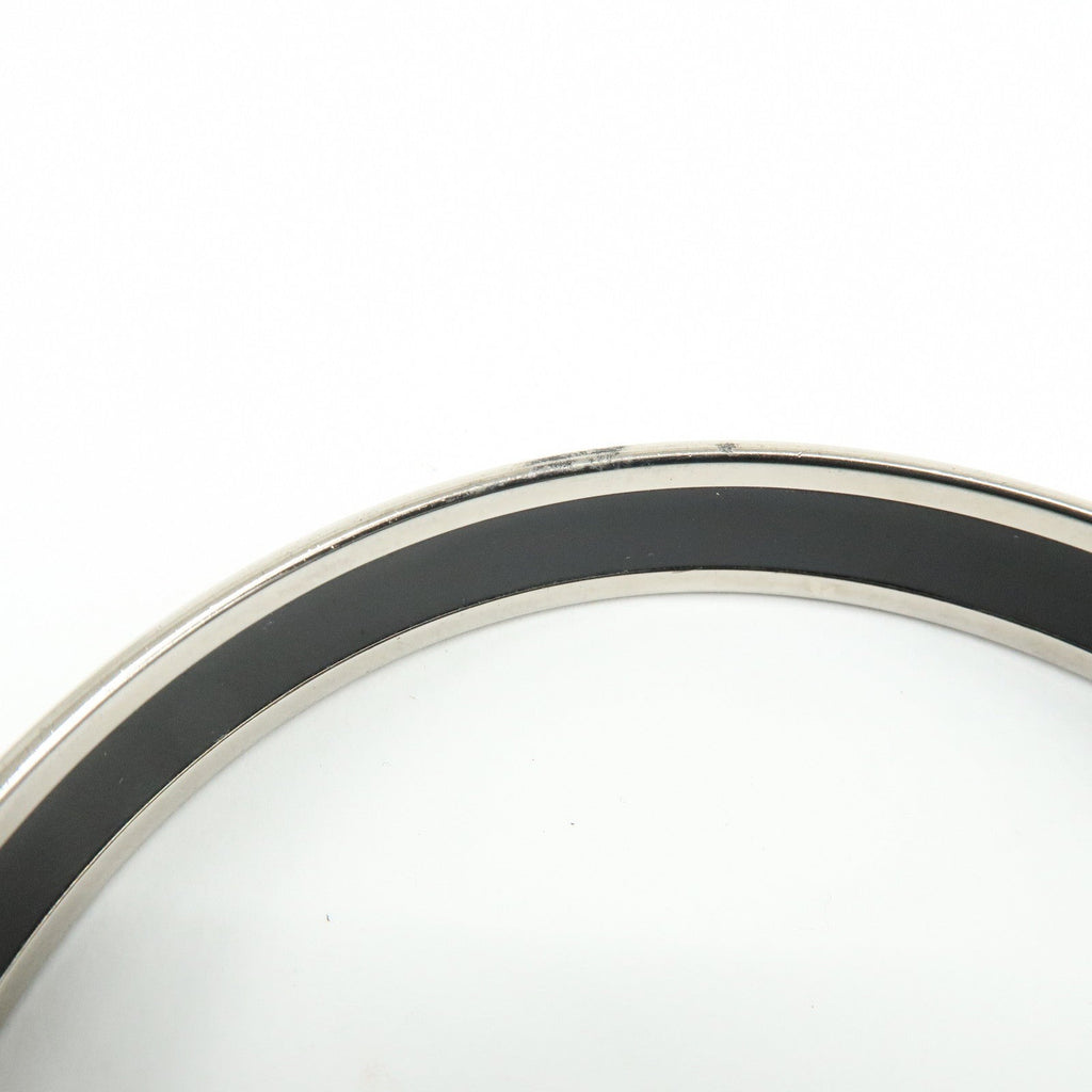 7591 - Hermès Enamel PM Bangle Bracelet Multicolor Geometric - Image 12
