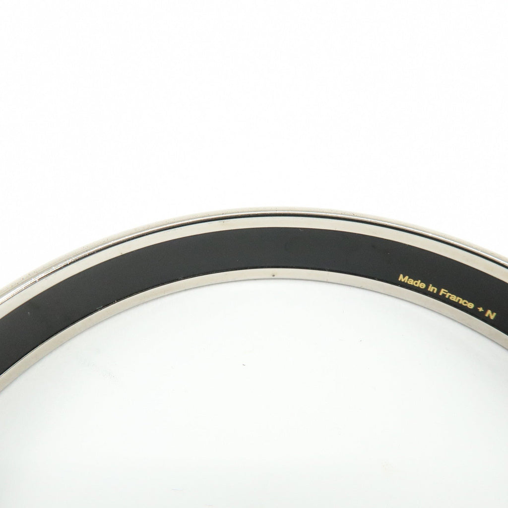 7591 - Hermès Enamel PM Bangle Bracelet Multicolor Geometric - Image 6