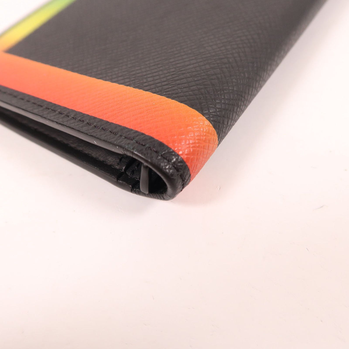 6036 - LOUIS VUITTON Taiga Long Wallet Bifold rainbow Black