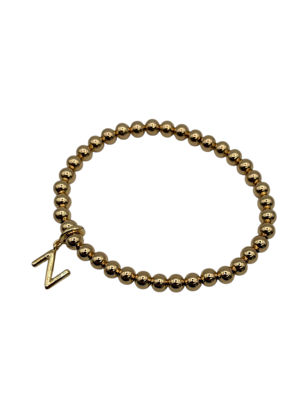 Kate Spade WBRUB744 Clear/Gold Beaded Stretch Bracelet Z Women's - Image 1