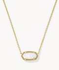Kendra Scott Elisa Gold Pendant Necklace in Ivory Mother-of-Pearl - NIB - Image 1