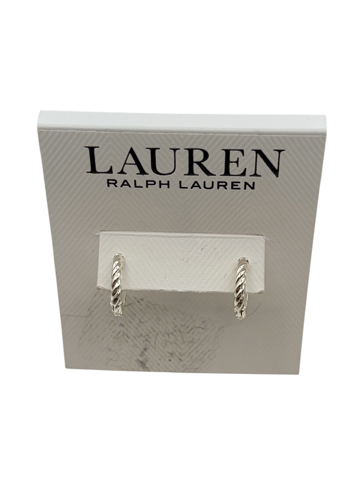 Lauren Ralph Lauren 14G00971 J6283 Twisted Rope Hoop Earrings Women's - Image 1