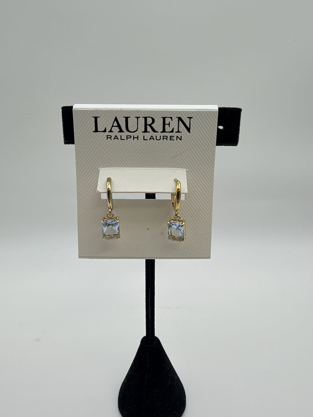 Lauren Ralph Lauren 14G01417 Light Blue Huggie Hoop Drop Earrings Women's - Image 4
