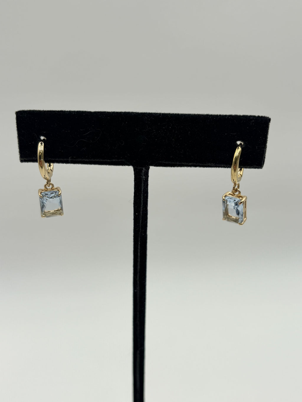 Lauren Ralph Lauren 14G01417 Light Blue Huggie Hoop Drop Earrings Women's - Image 5