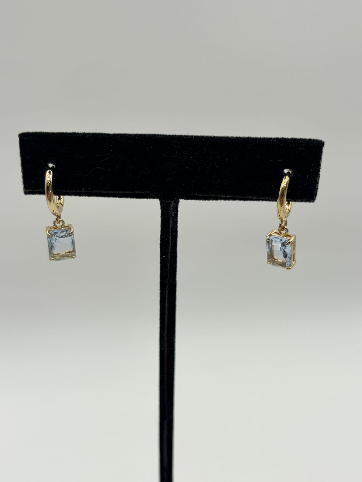 Lauren Ralph Lauren 14G01417 Light Blue Huggie Hoop Drop Earrings Women's - Image 5