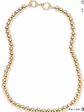 Lauren Ralph Lauren 14N00732 Gold-Tone Metal Bead Collar Necklace Women's - Image 1