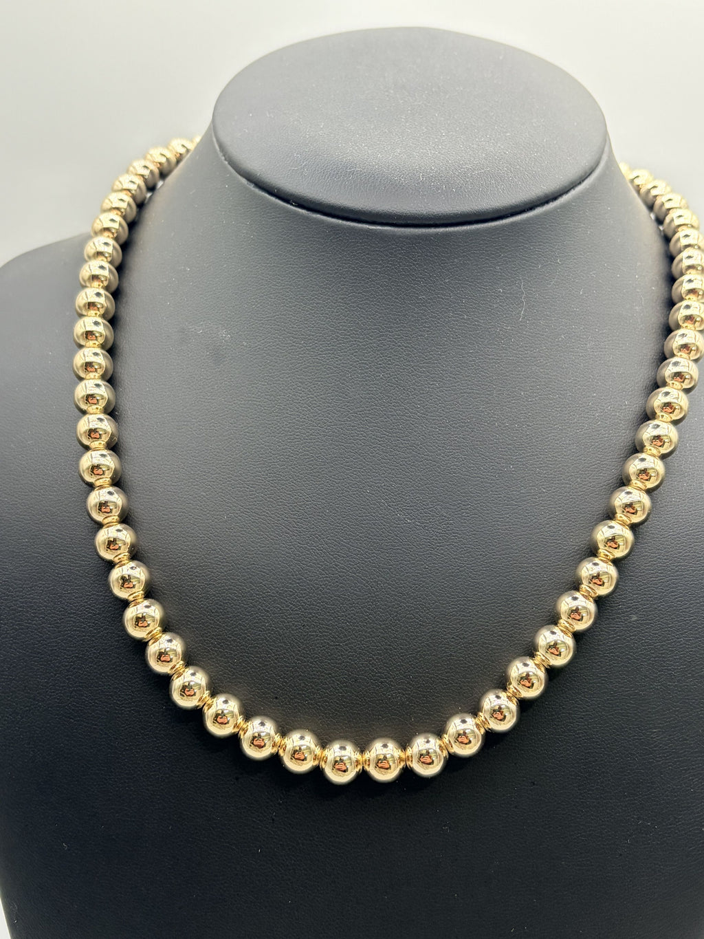 Lauren Ralph Lauren 14N00732 Gold-Tone Metal Bead Collar Necklace Women's - Image 6