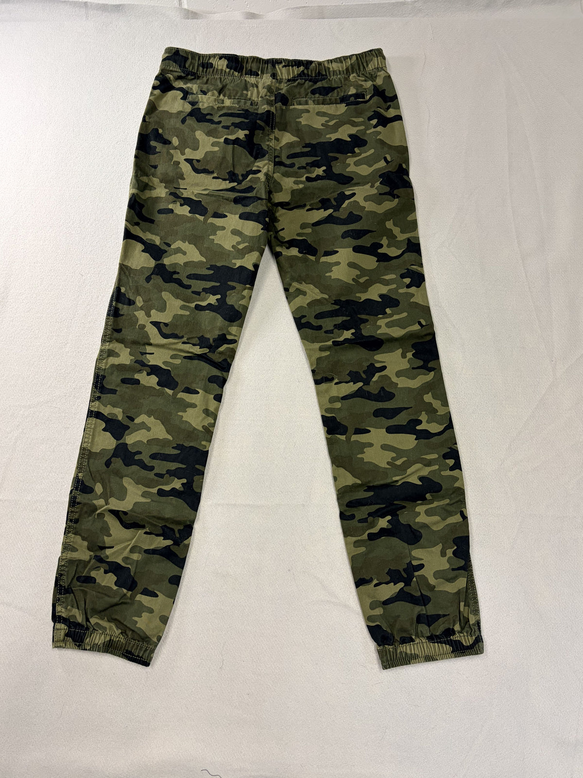 Lazer Jogger Pants Green camouflage Size 16 Camo Elastic Cuffs - Image 5