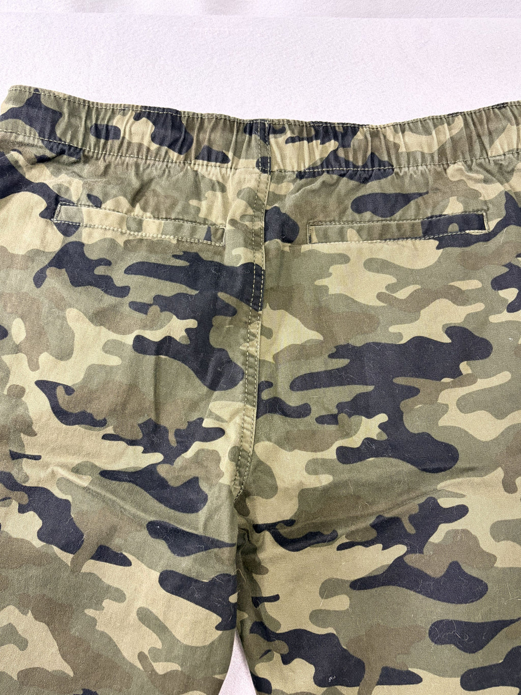 Lazer Jogger Pants Green camouflage Size 16 Camo Elastic Cuffs - Image 6