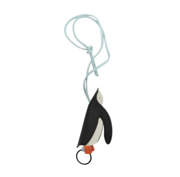 7655 - Loewe Penguin Leather Bag Charm - Image 1