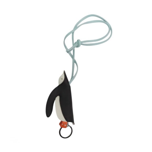 7655 - Loewe Penguin Leather Bag Charm - Image 2