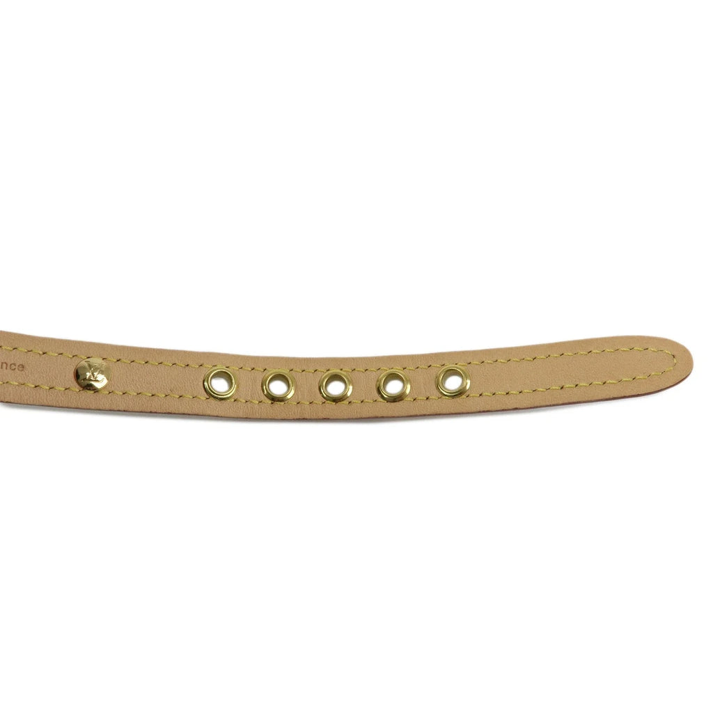 6838 - Louis Vuitton Monogram Canvas Leather Dog Collar Brown - Image 6
