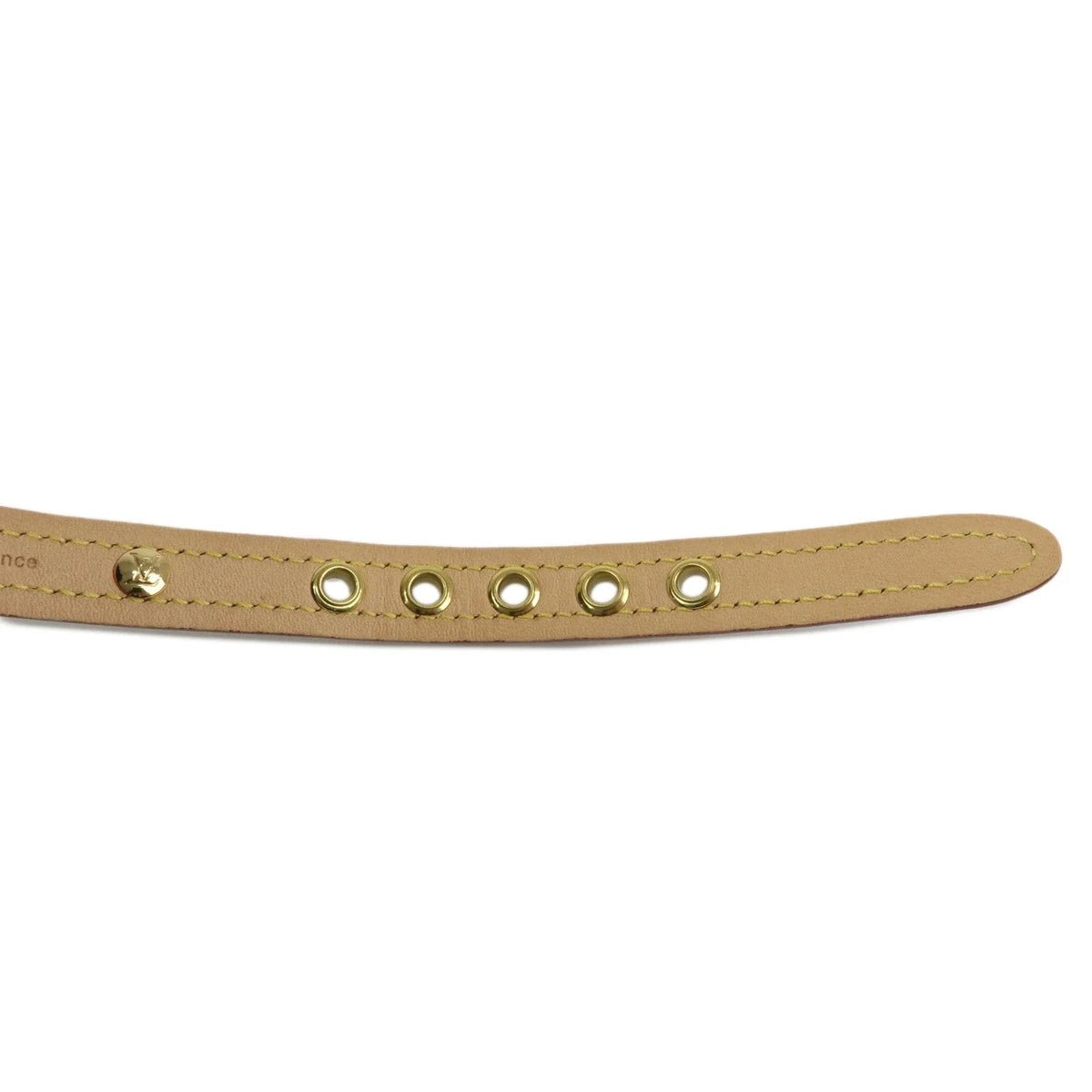 6838 - Louis Vuitton Monogram Canvas Leather Dog Collar Brown - Image 6