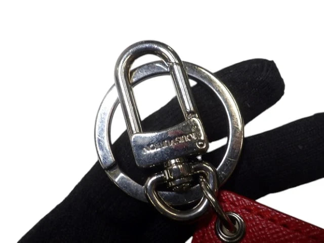 7536 - Louis Vuitton Porte-Clés Illustr Graphite Christmas Key Holder Black - Image 5