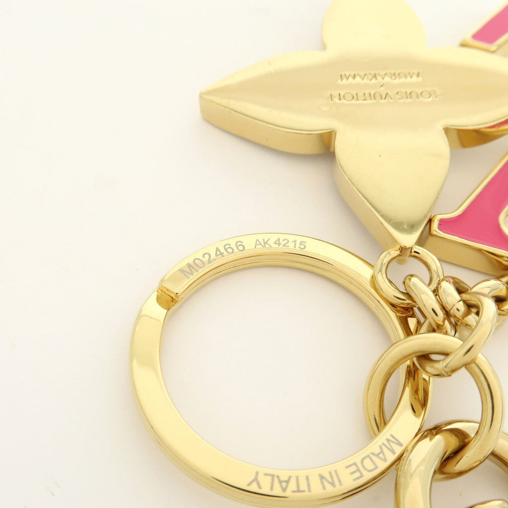 7589 - Louis Vuitton x Takashi Murakami Iconic Bag Charm Key Holder Multicolor - Image 10