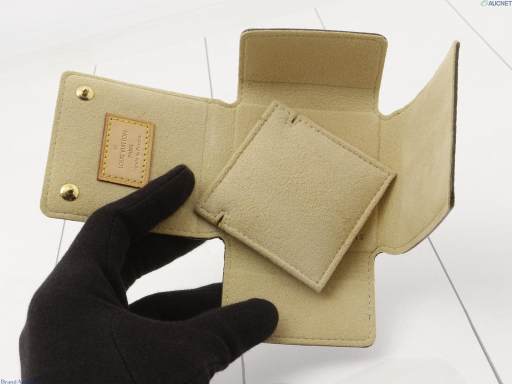 7599 - Louis Vuitton Monogram Folding Jewelry Case PM - Image 4